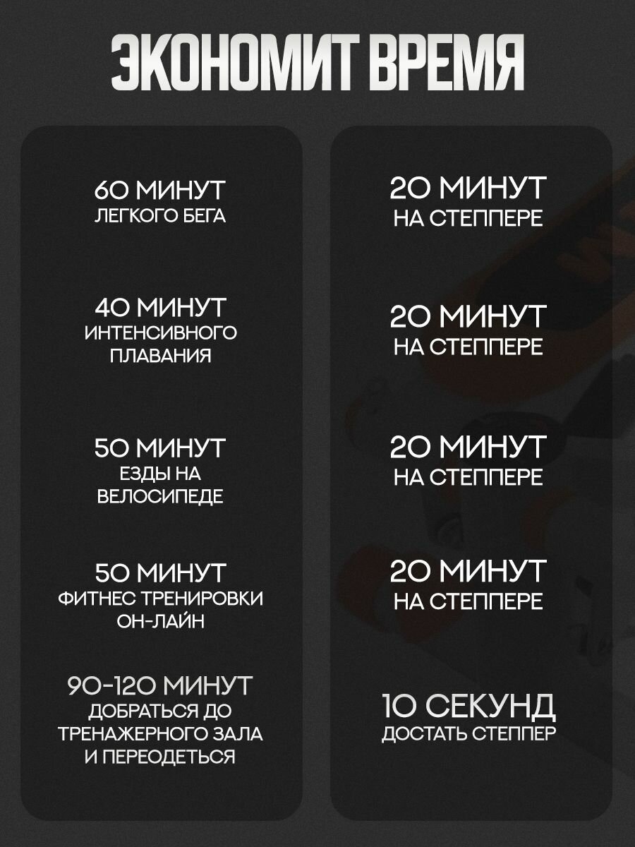 Степпер с эспандерами тренажер для дома Мини тренажер для похудения, для ходьбы, для ног и ягодиц — фото 1
