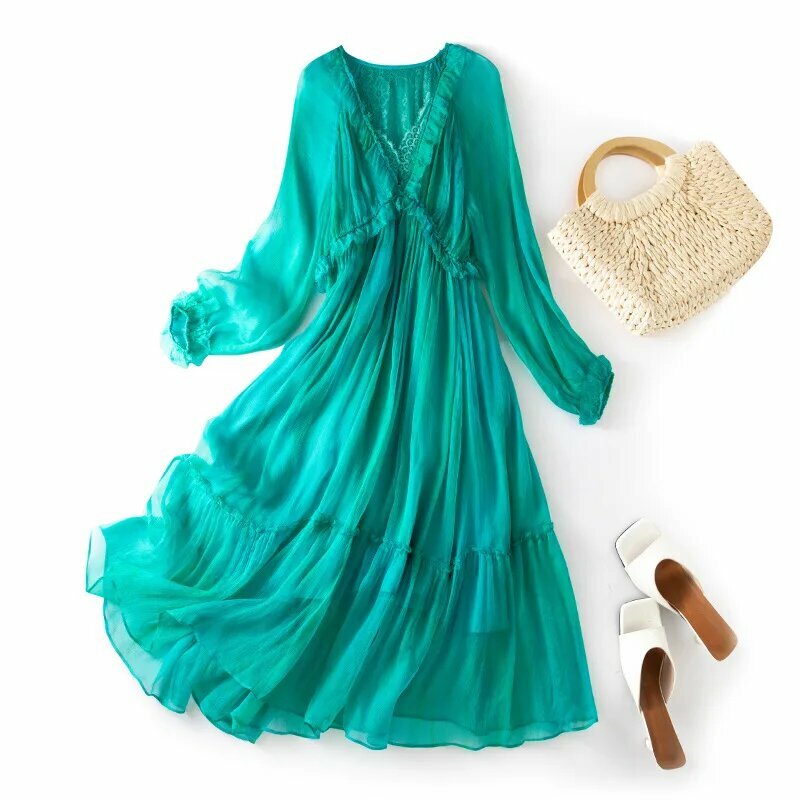 Платье Winsleter, размер XL, изумрудный