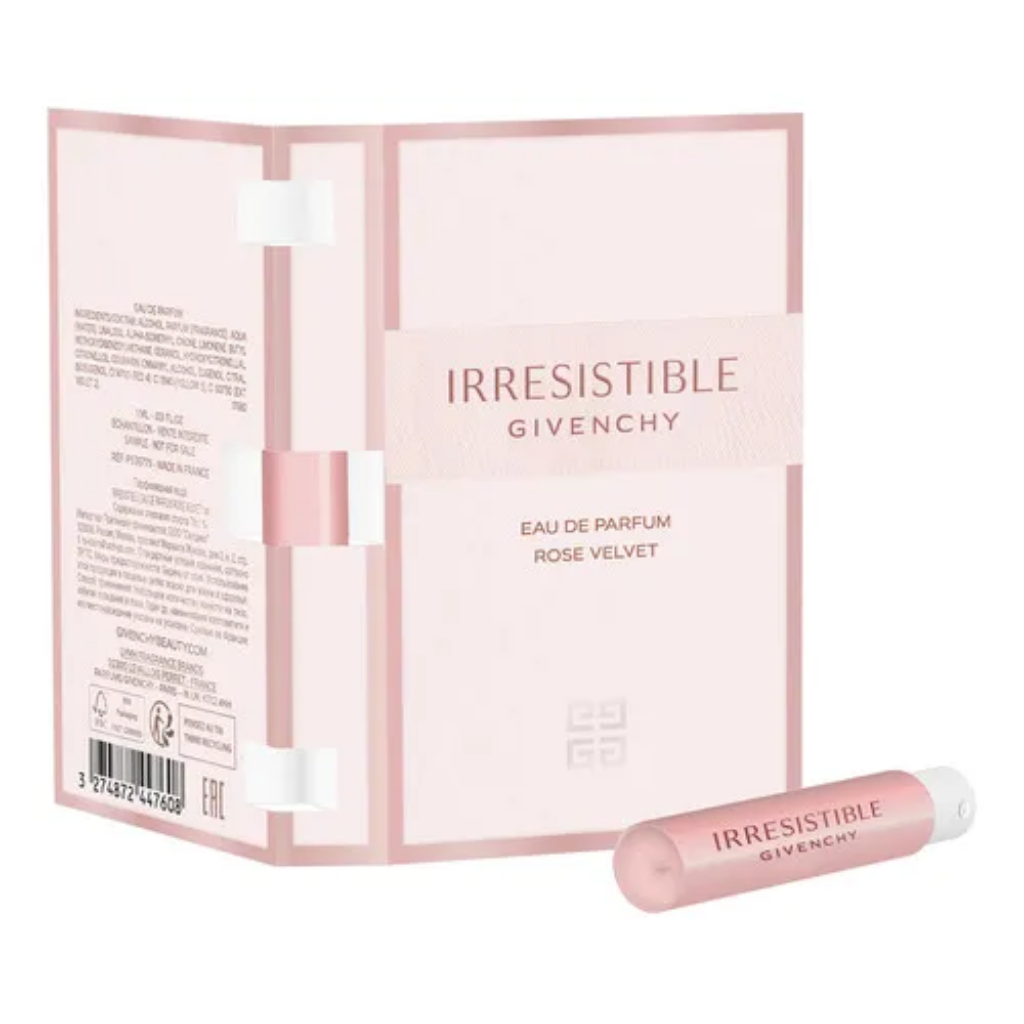 Givenchy Irresistible Rose Velvet женская Tube Spray парфюмерная вода 1 мл