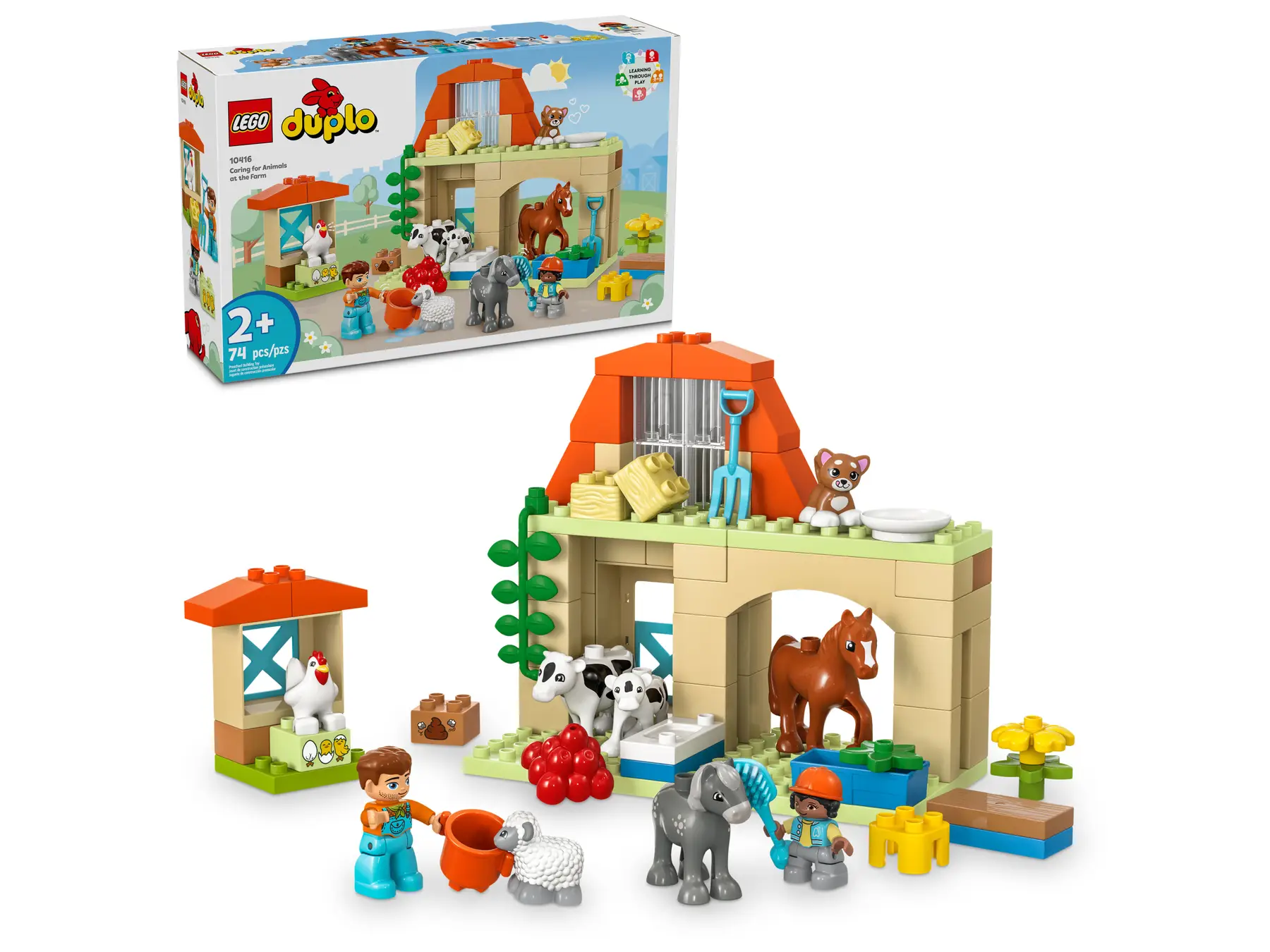 Конструктор LEGO Duplo 10416 Уход за животными на ферме, 74 дет.