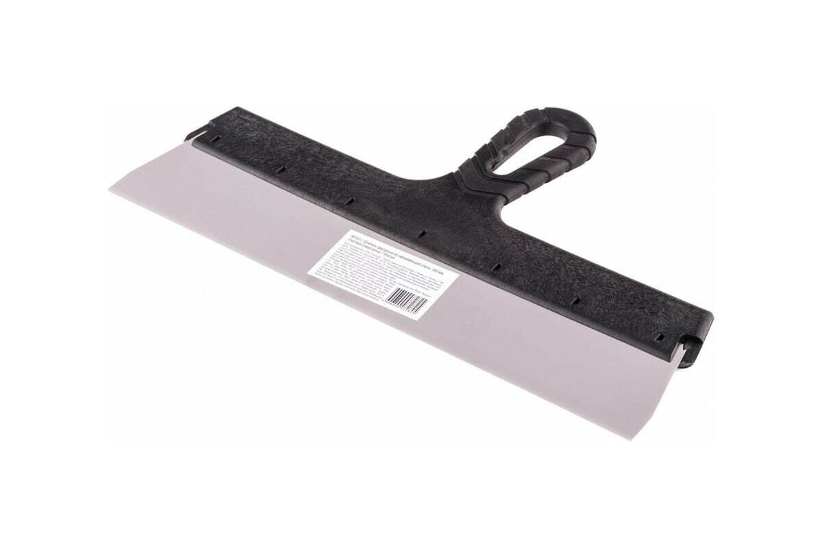 Фасадный шпатель SPARTA из нержавеющей стали 350 мм пластмассовая ручка 85153