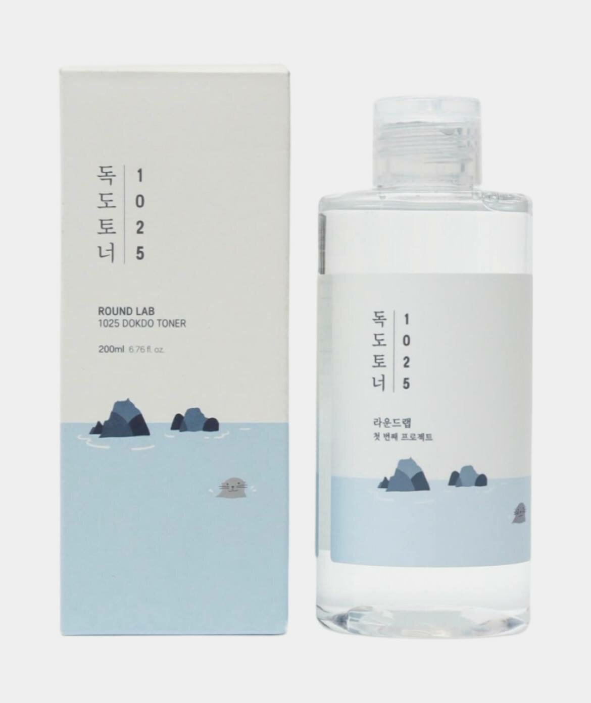 Набор Round Lab 1025 Dokdo, тонер и лосьон, глубокое увлажнение, 2 шт по 200мл — фото 1