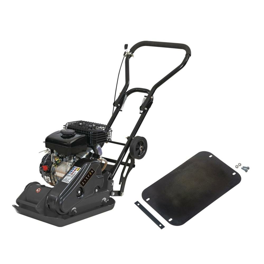 Виброплита Zitrek rz3k52 (Loncin 154F; 50 кг; упл.200 мм с ковриком для виброплиты)