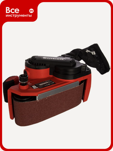 Изображение товара Ленточная шлифмашина Einhell TC-BS 8038 полупрофессиональная с щеточным электродвигателем для шлифования плоскостей