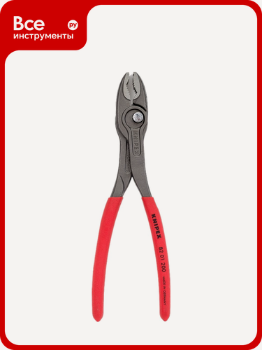 Изображение товара Захватные клещи Knipex TwinGrip, 4 - 22 мм, чернённые, длина 200 мм, обливные рукоятки,
