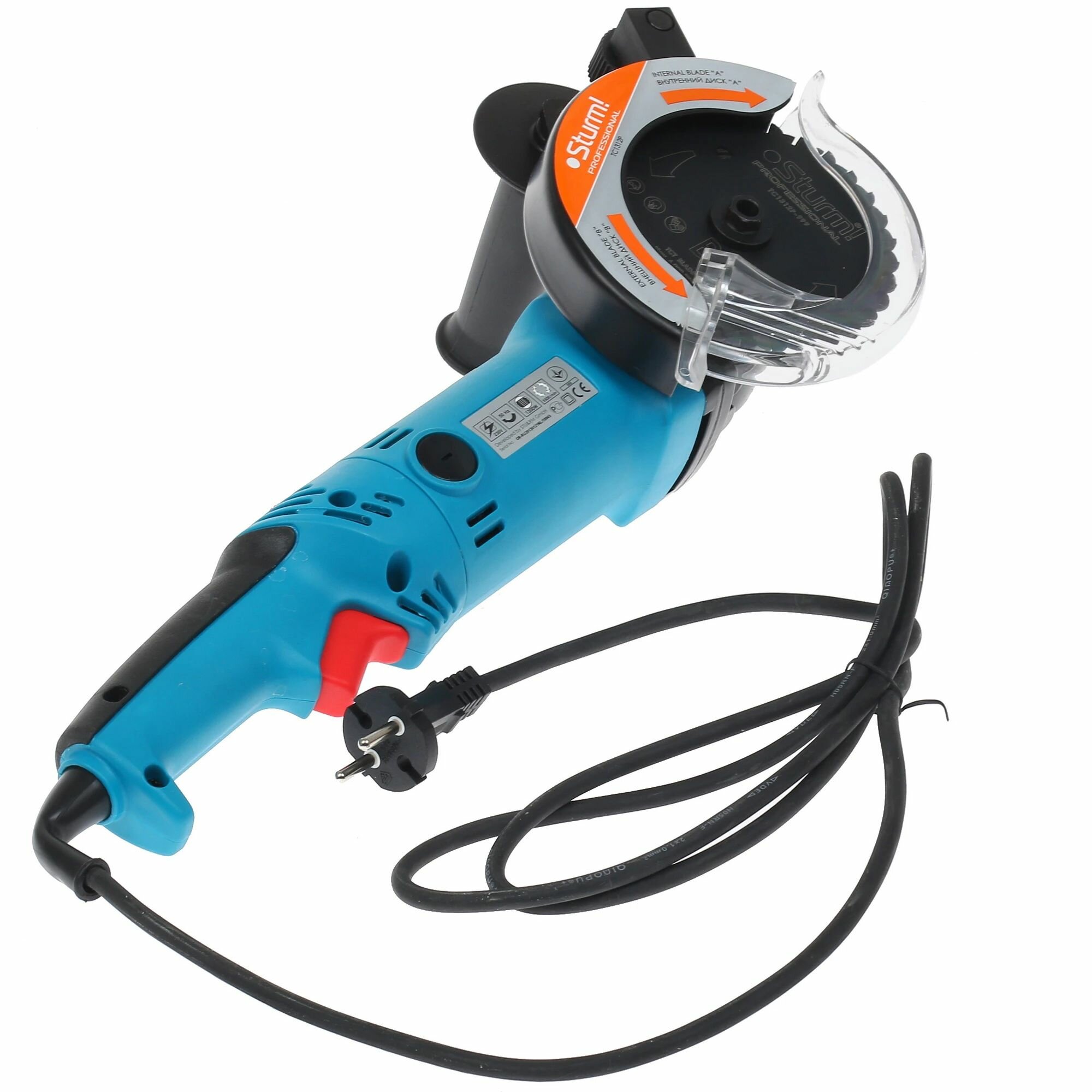 Пила Sturm! TC1312P электрическая двухдисковая 1300Вт 5500об/мин цвет голубой