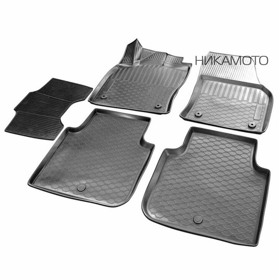 RIVAL 15105001 Коврики салона SKODA KODIAQ 17-