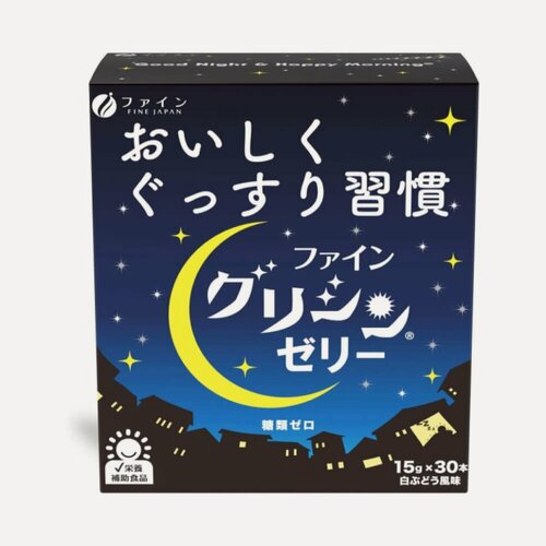 Изображение товара Желе Fine Japan "Glycine + Theanine + GABA", виноградный, для сна, 30 порций