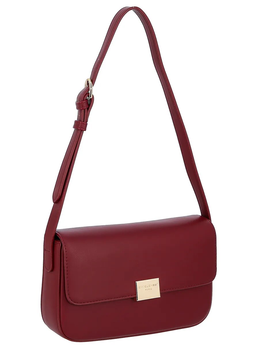 Сумка кросс-боди DAVID JONES, бордовый — фото 1