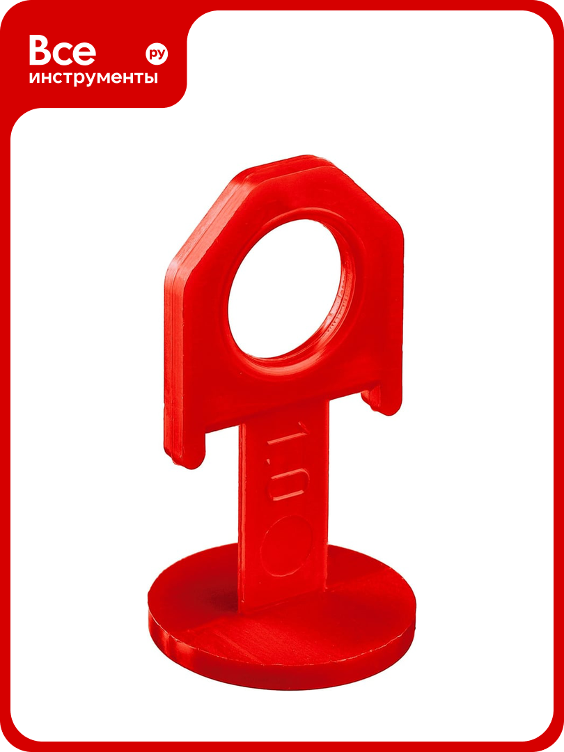 Зажим для системы выравнивания плитки СВП ЗУБР 100 шт 1 мм 33861-100