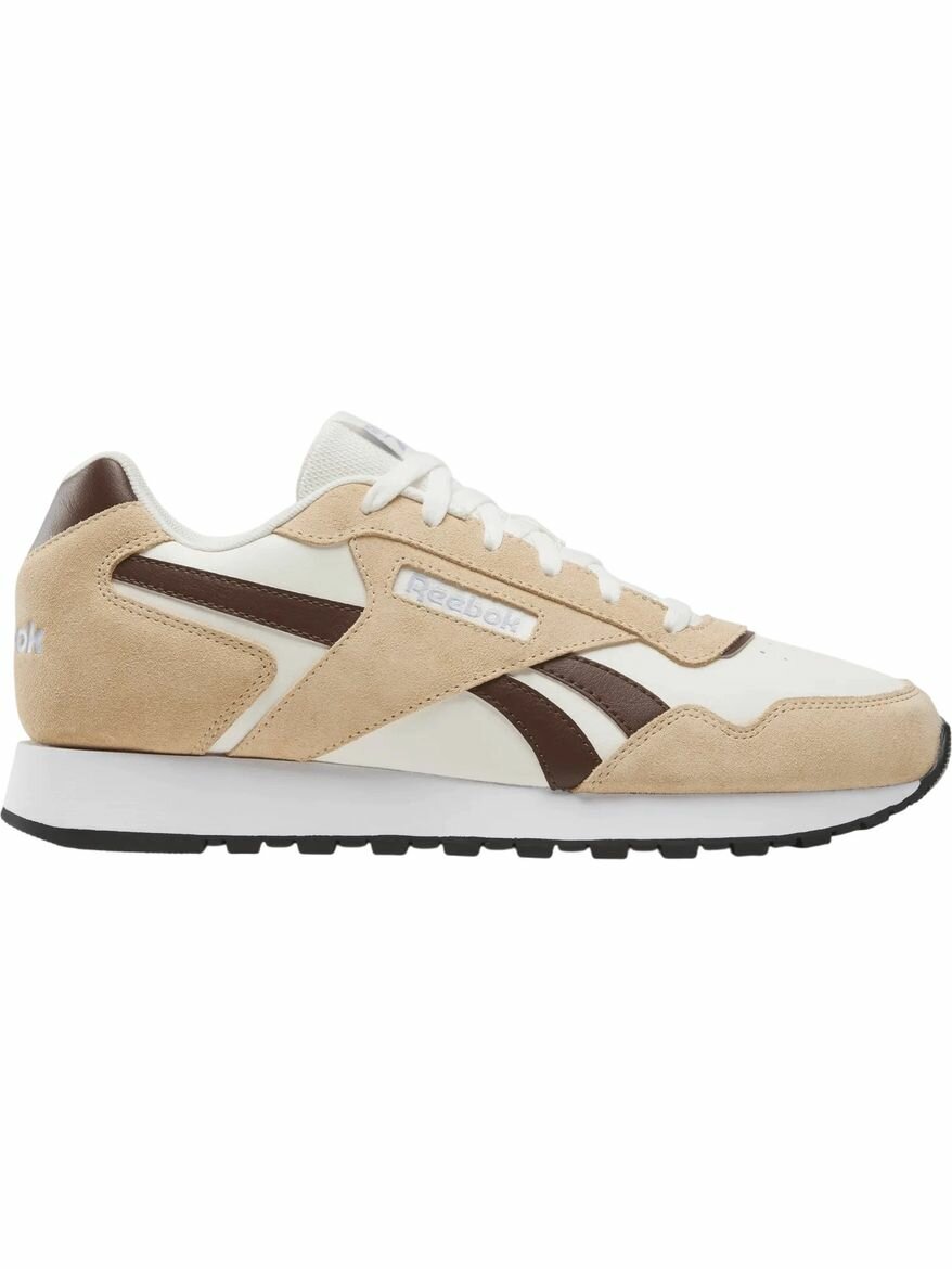 Кроссовки Reebok Glide, полнота F, размер 9 US, бежевый/коричневый