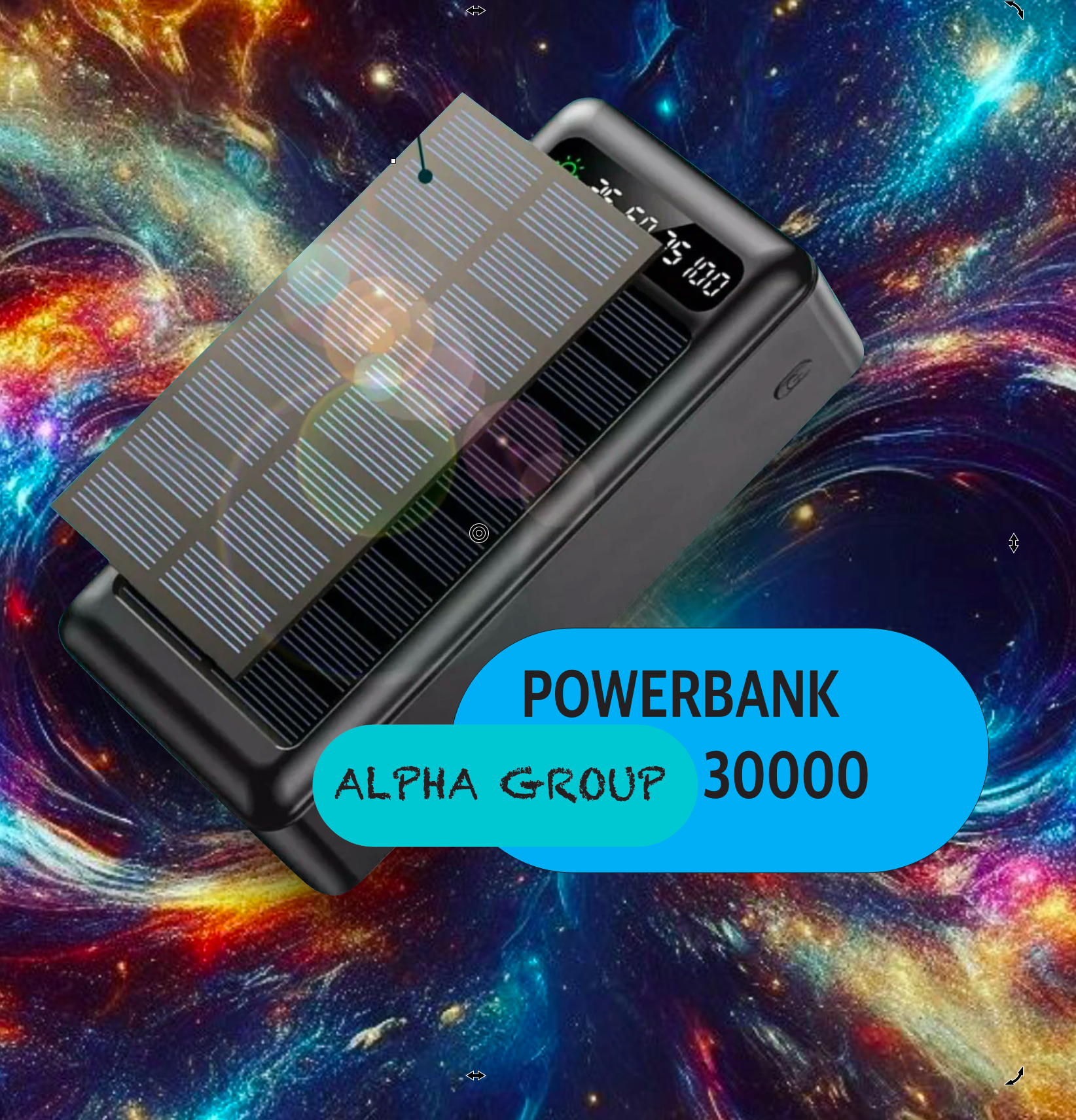 Внешний аккумулятор Power Bank с солнечной панелью – KIN VALE S303-3