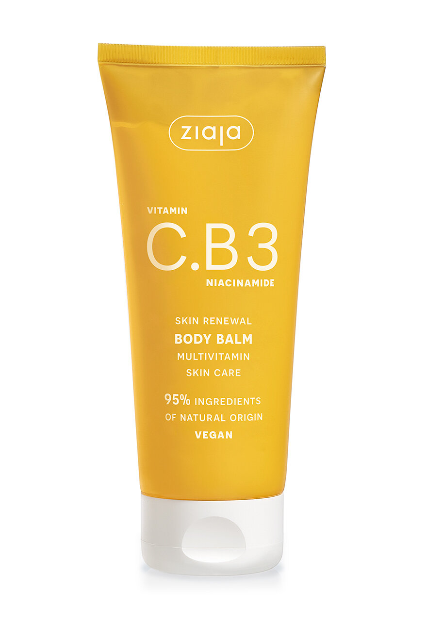 Бальзам для тела Ziaja Vitamin C. B3, 95% природных компонентов, 200мл