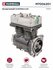 Компрессор двухцилиндр! 608cc SCANIA 124 MARSHALL арт. M7006201