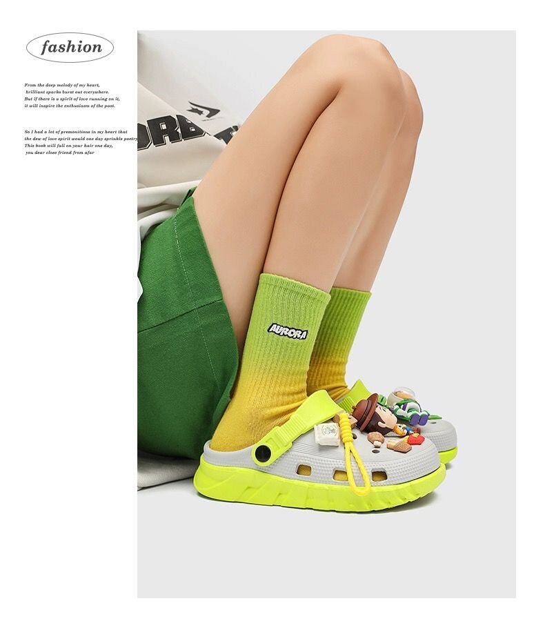 Сабо Toy Story, размер 38, серо-салатовый — фото 1