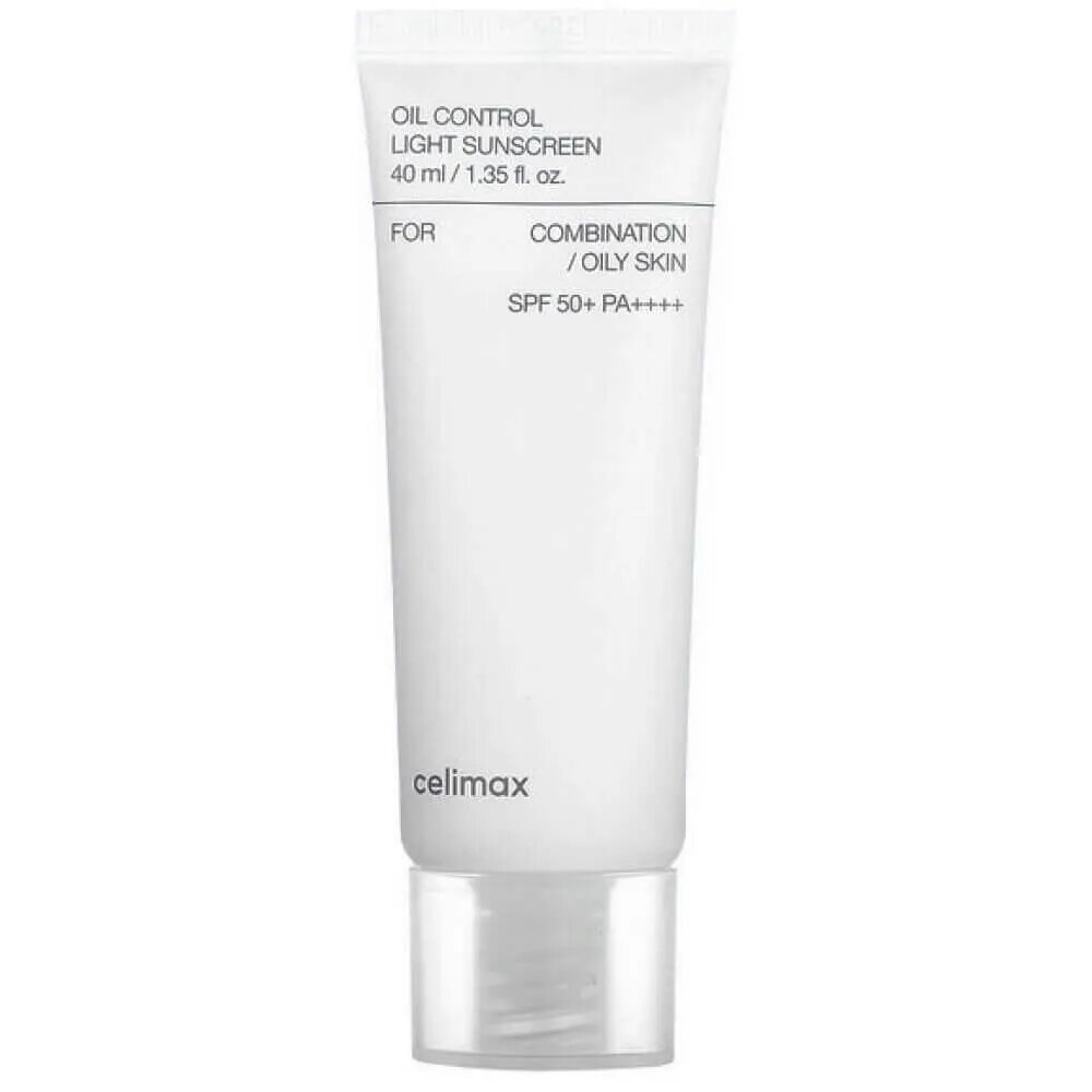 Солнцезащитный крем CELIMAX "OIL CONTROL", SPF 50+, для жирной кожи, 40 мл