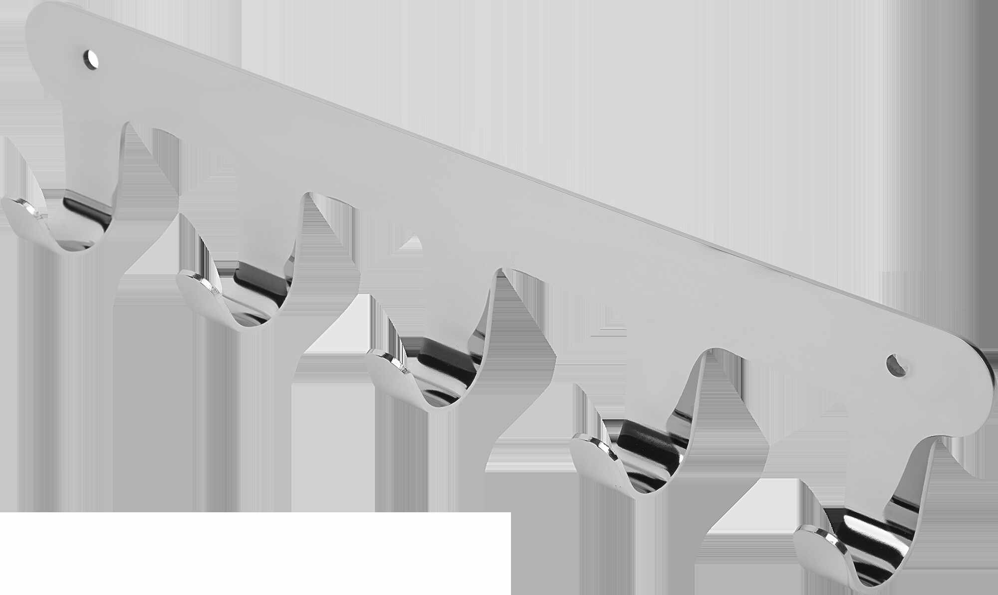 Планка Fixsen Practica 5 крючков сталь цвет хром