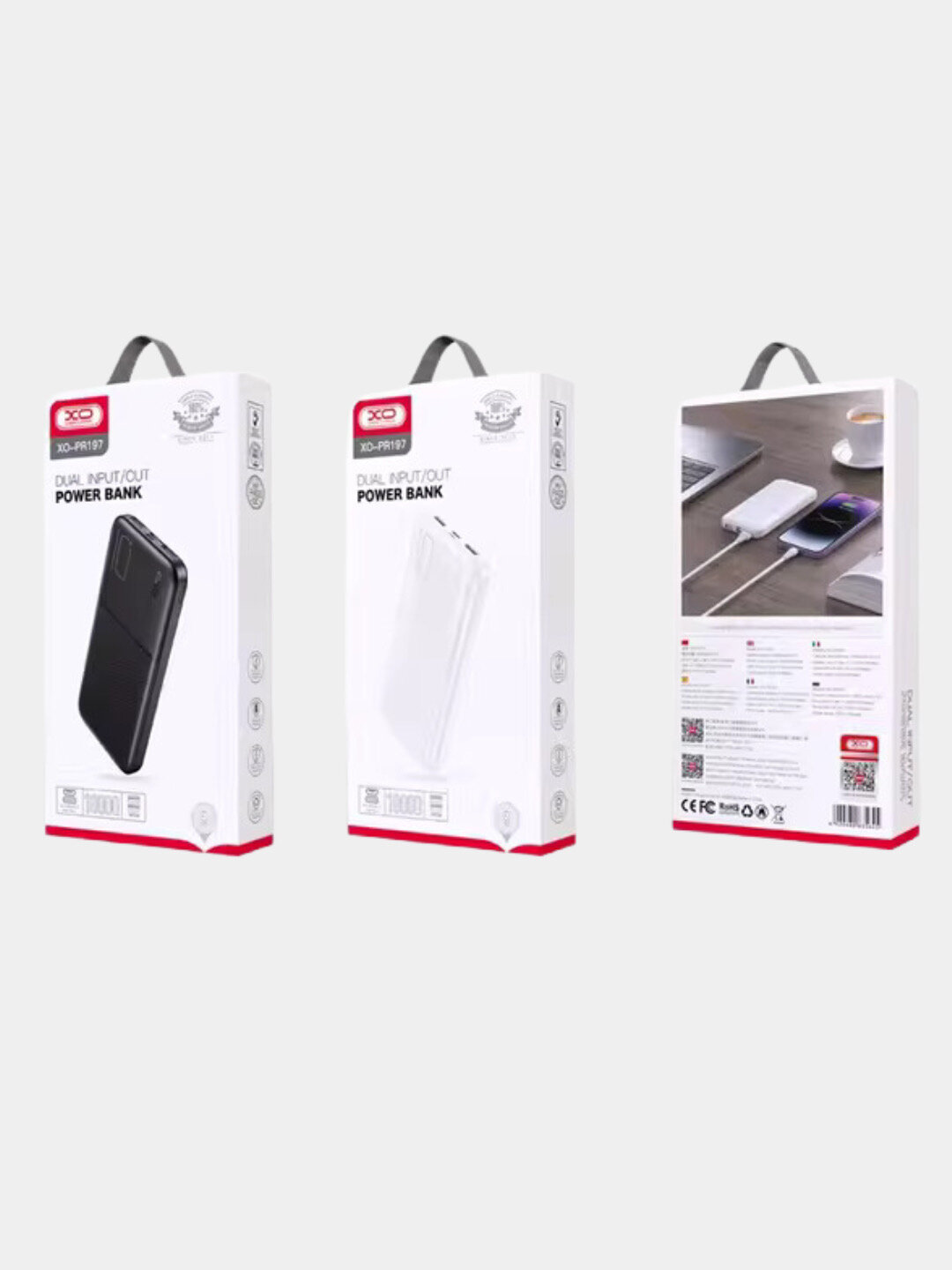 Power Bank 10000 мАч — мощная емкость, премиальный дизайн XO PR197 — фото 1