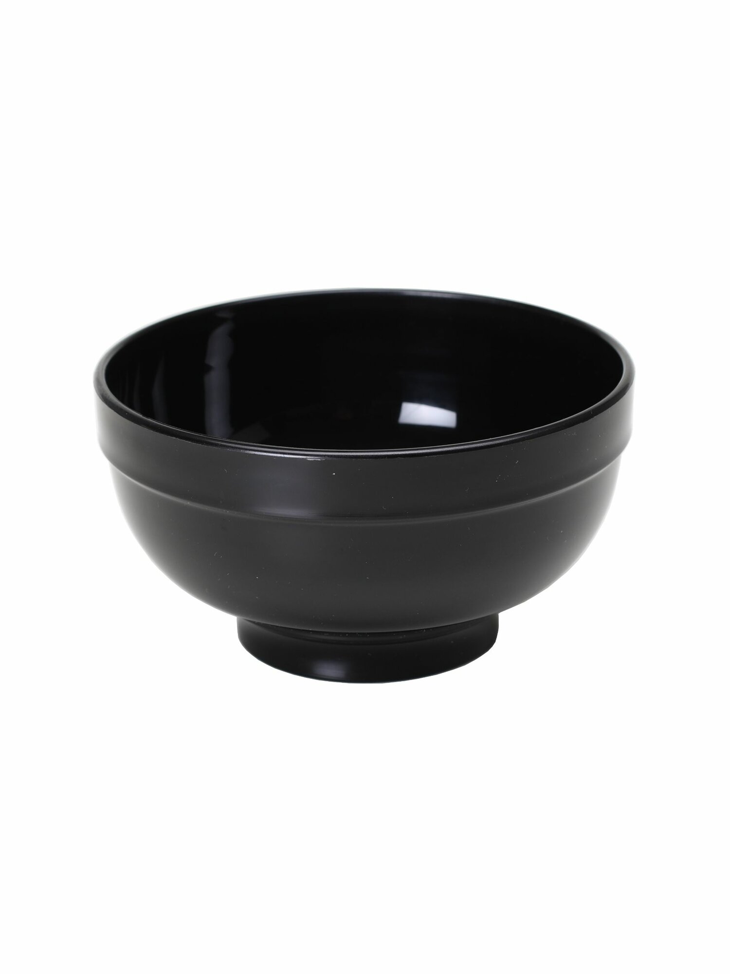 Миска пластиковая Cosmoplast  объем 0 7 л  цвет  черный  Италия