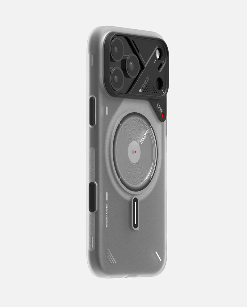 Чехол для iPhone 17 Pro series, Aulumu A17, TPU IMD, белый полупрозрачный