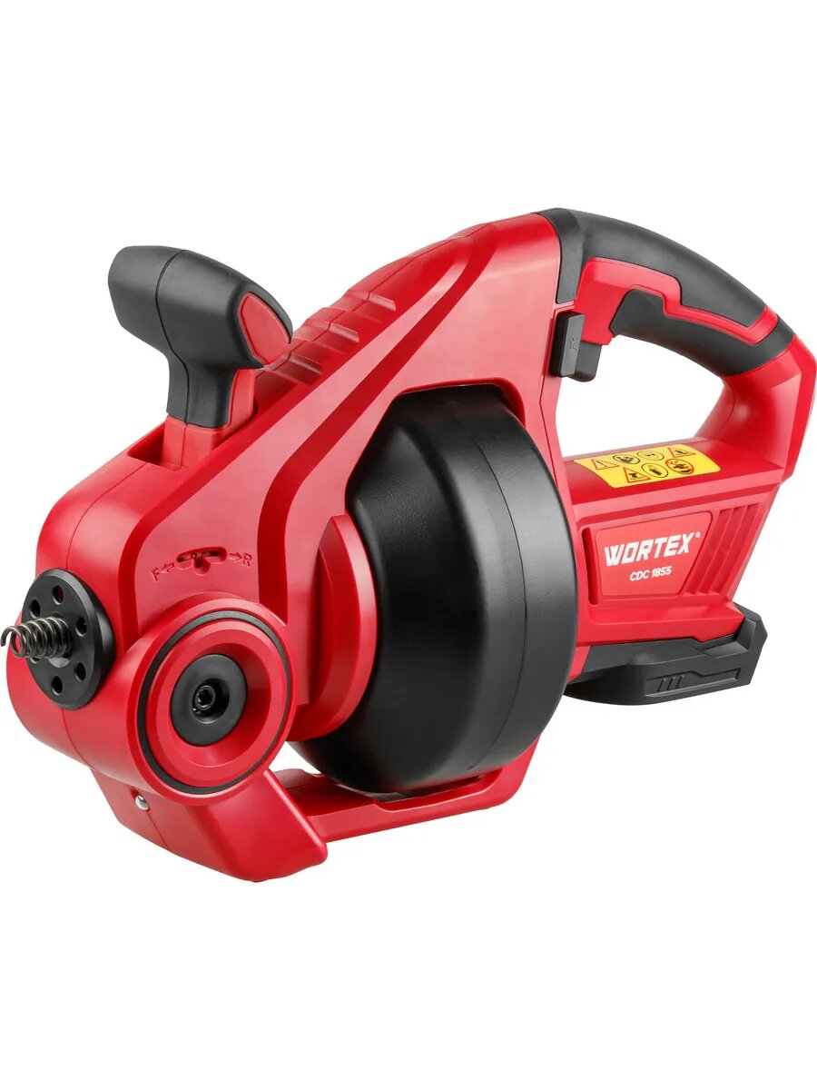 Аккумуляторная прочистная машина WORTEX CDC 1855 для труб диаметром от 3/4 до 2 дюймов. Без АКБ и З/У (1334781)