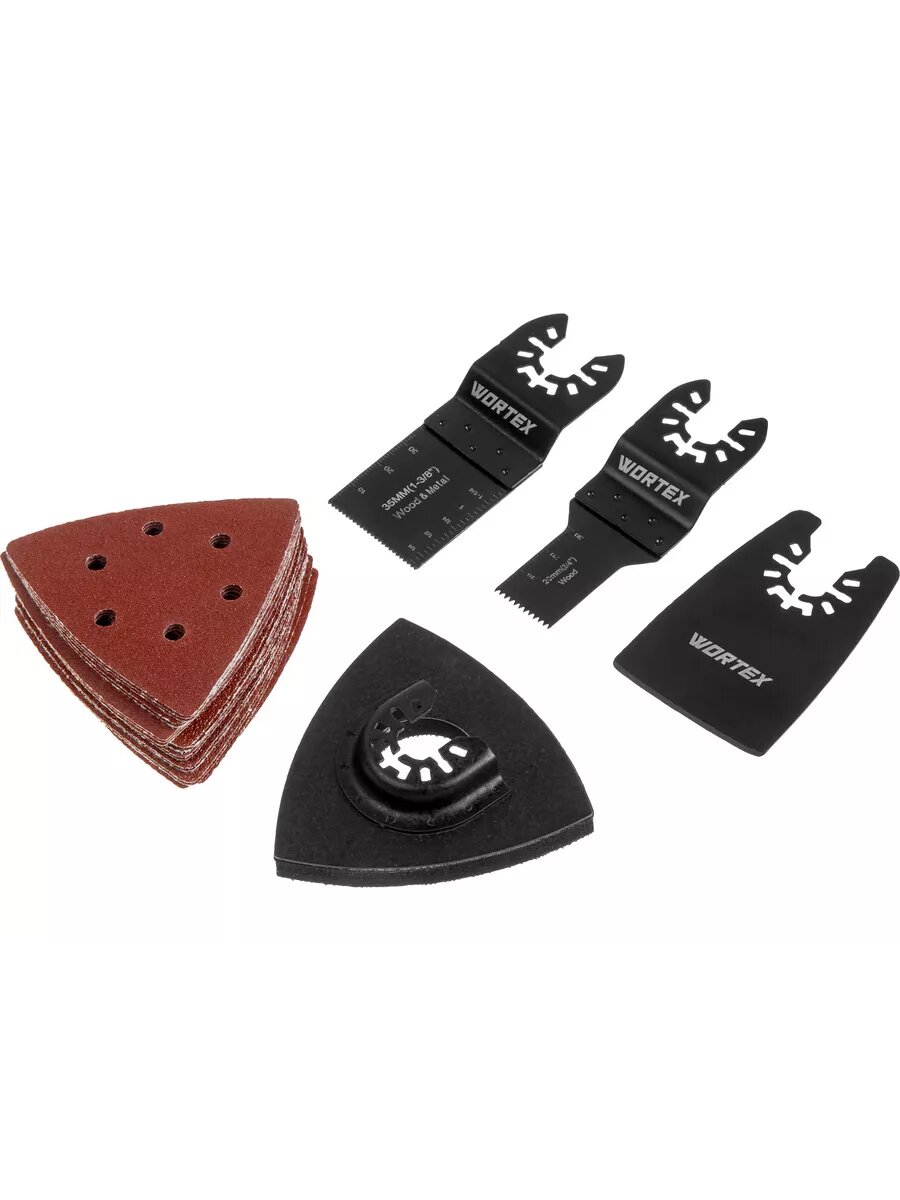 Набор аксессуаров WORTEX для реноватора 5 предметов в боксе (для резки/шлифовки) (1335554)