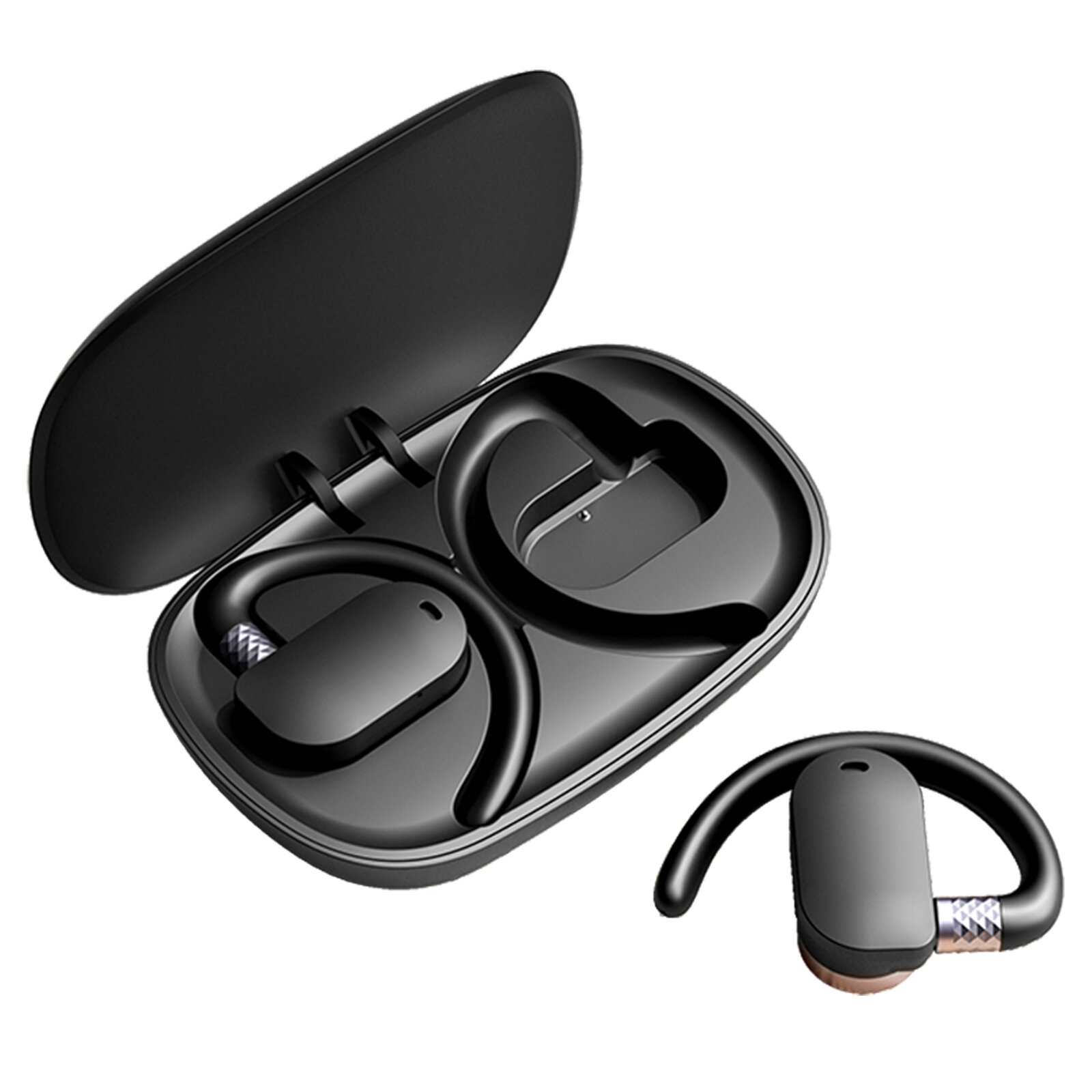 Беспроводные наушники BS08, Bluetooth 5.3, влагозащита IPX7, для спорта и повседневного использования