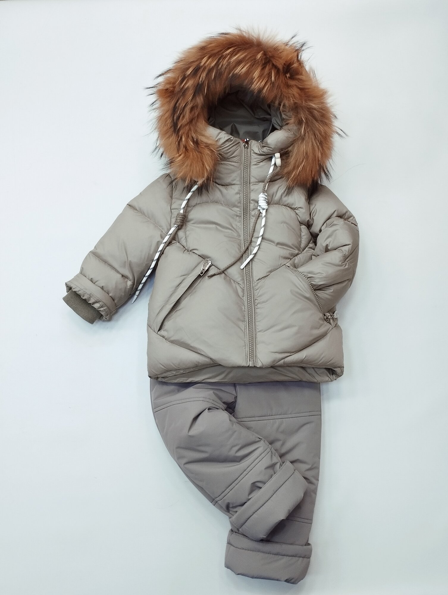 Комплект верхней одежды Мой Ангелок размер 98  хаки