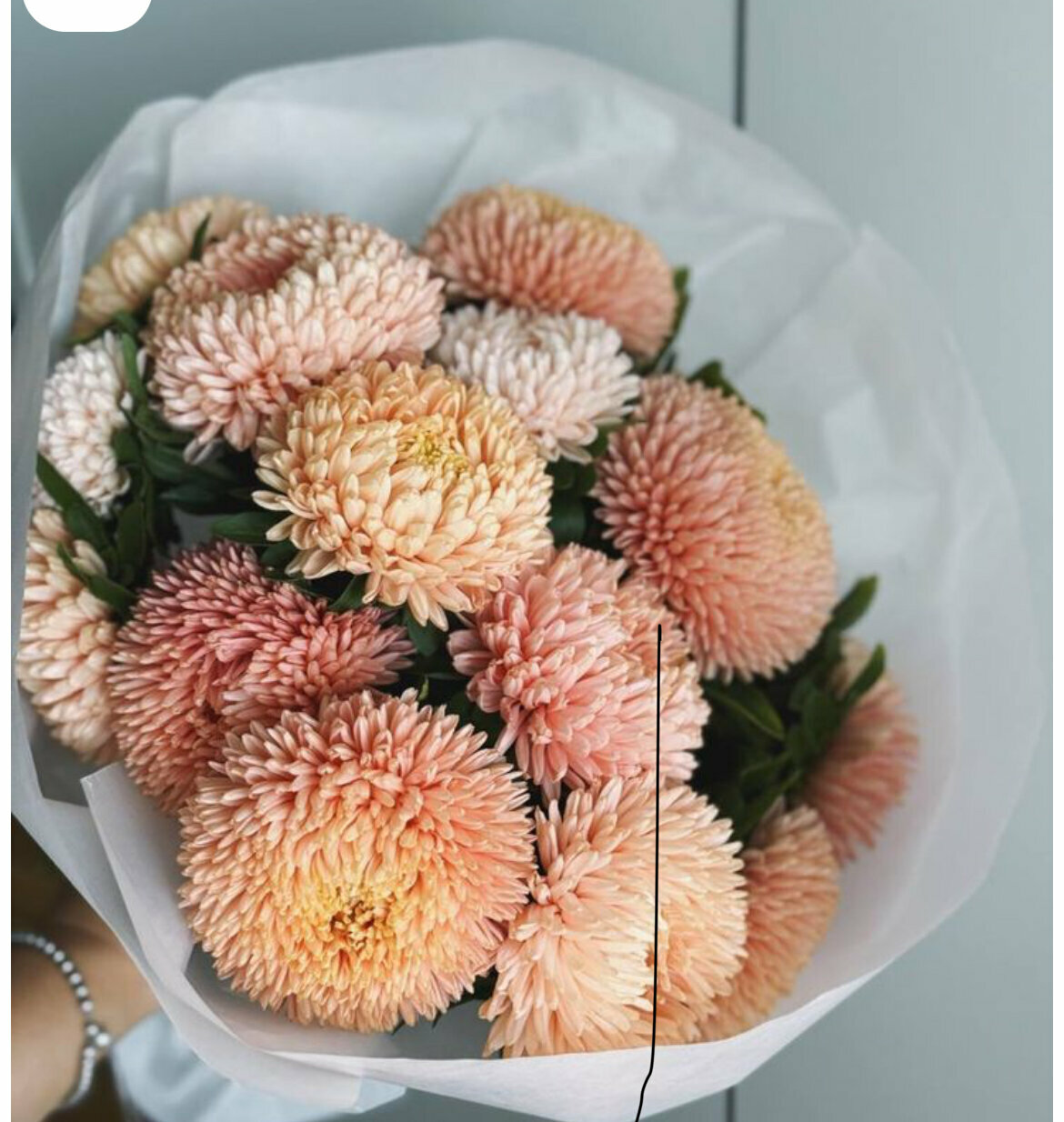 Букет из красивых осенних оранжевых астр для любого повода