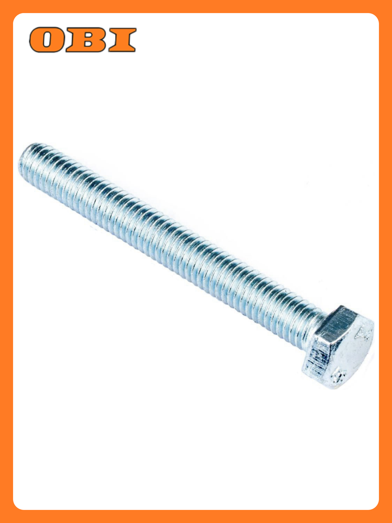 Болт Стройбат DIN 933 шестигранный оцинкованный 6x60 мм 4 шт