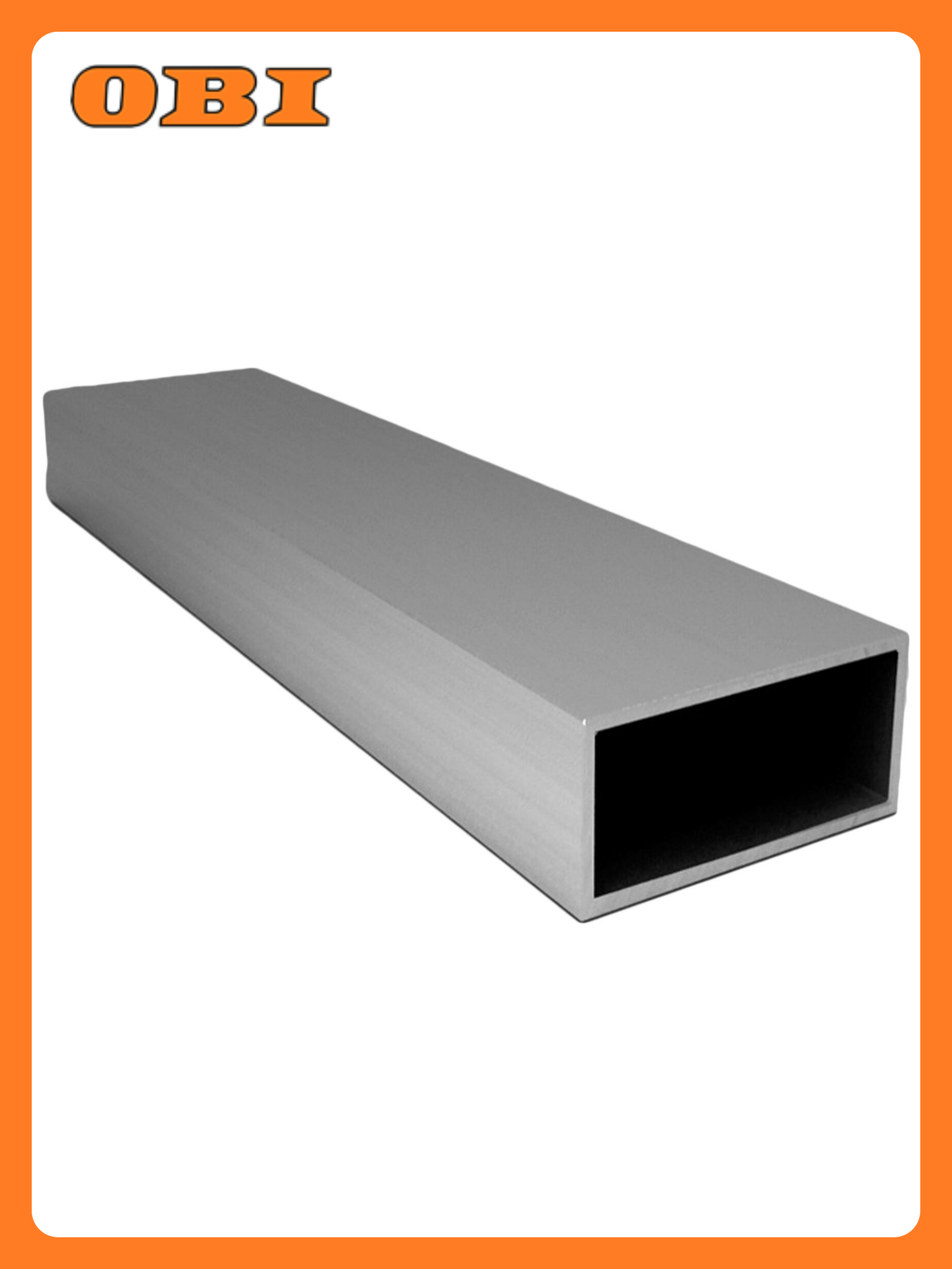 Труба Лука алюминиевая прямоугольная серебристая 15x20x10x2000мм