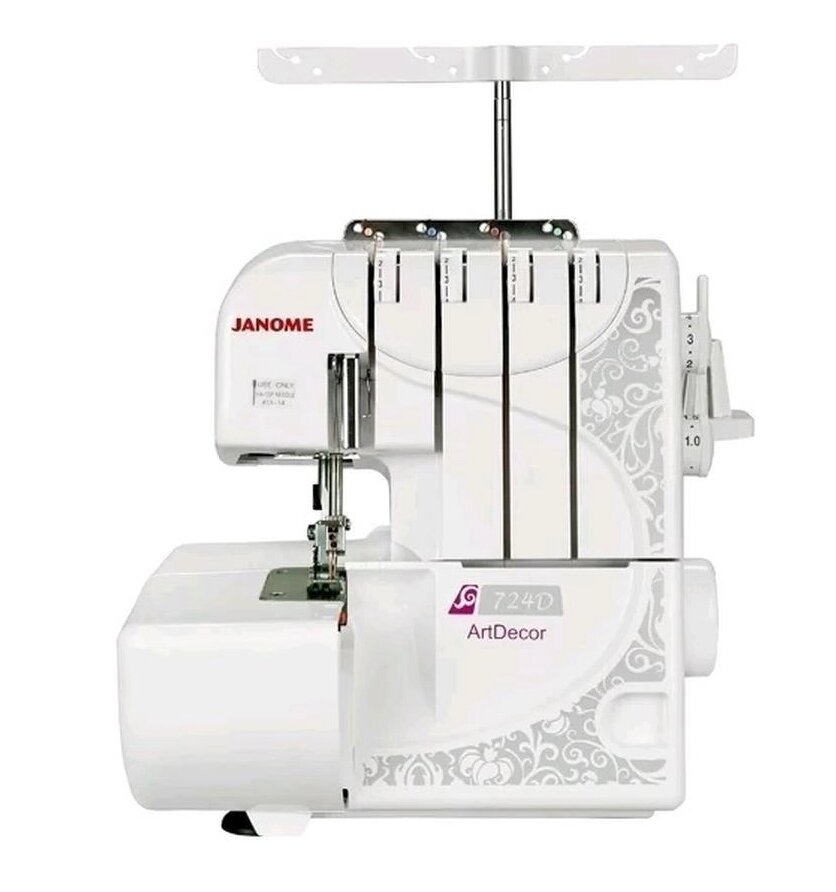 Оверлок 4х ниточный Janome ArtDecor 724D 1 год официальной гарантии