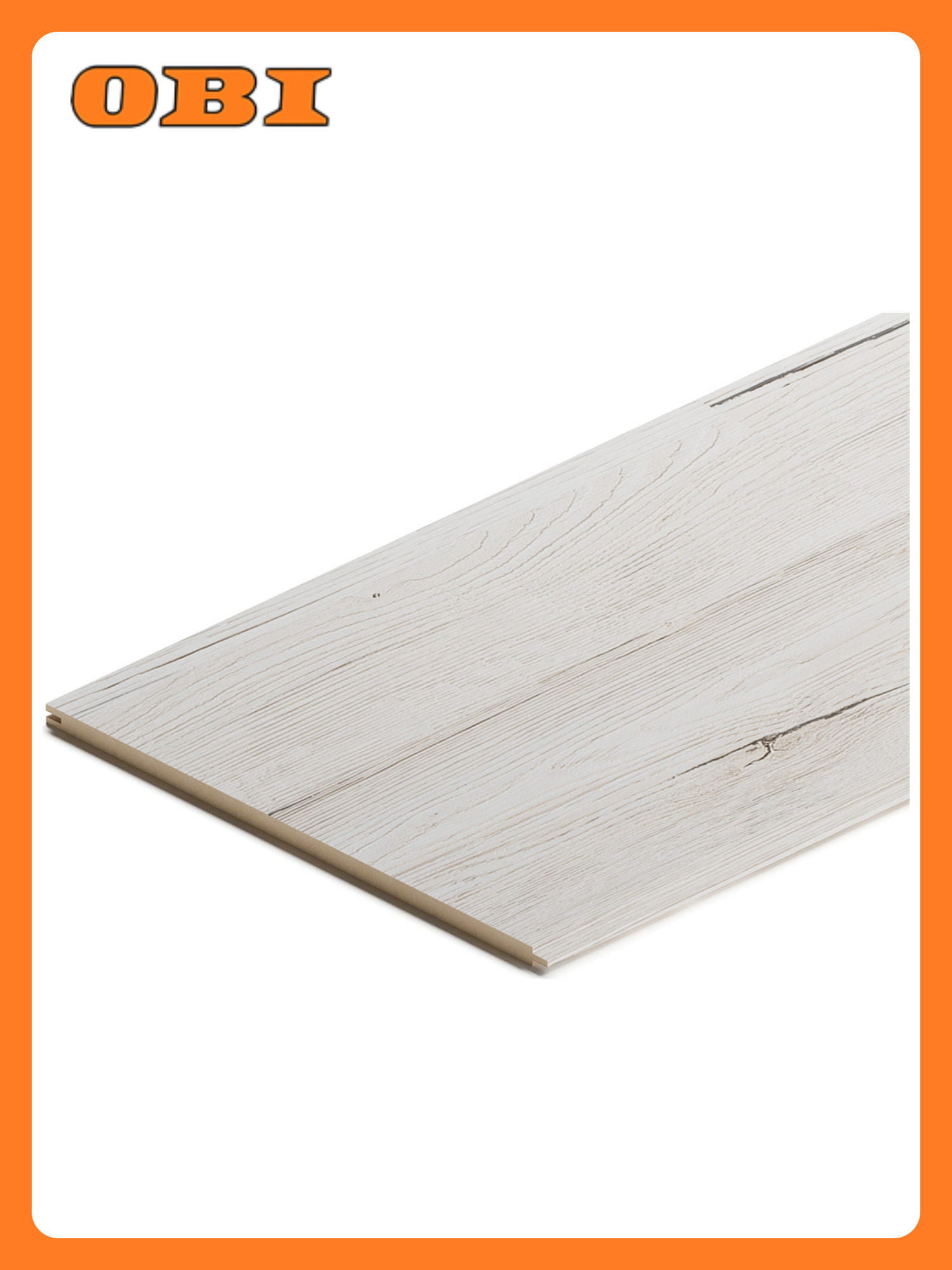 Панель МДФ STELLA "Санремо" белая влагостойкая рельефная 270x6x20 см