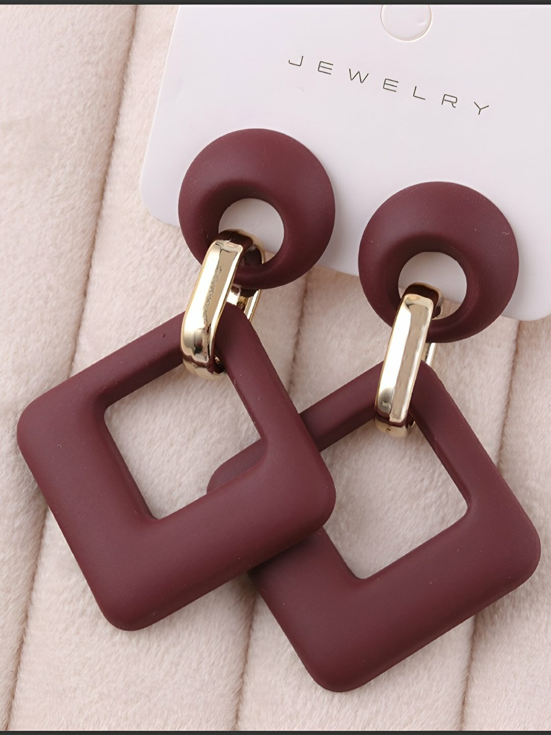 Серьги двусторонние, одиночные