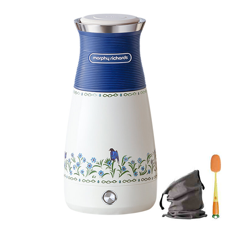 Электрические чашки Morphy Richards синий (британская модель) с щеткой для чашек