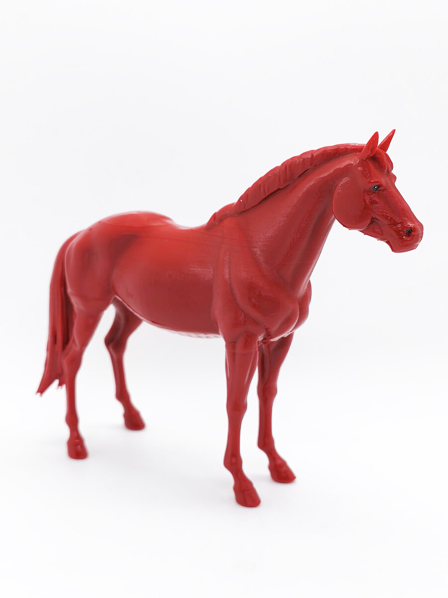 Фигурка Красная Огненная Лошадь Символ 2026 года