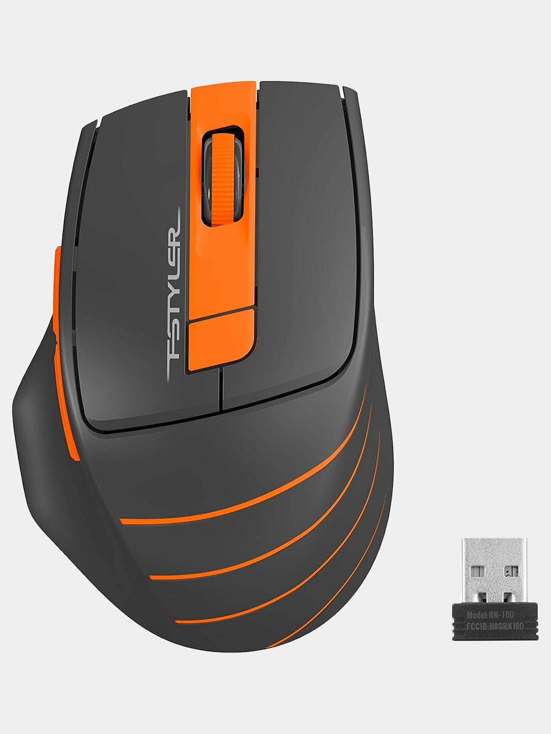 A4Tech FG-30S Orange Silent удобная и бесшумная беспроводная мышь