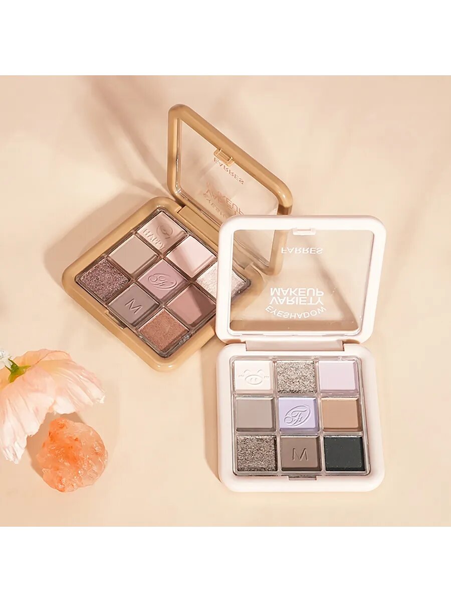 Тени для век 9 цветов "VARIETY MAKEUP" №01 — фото 1