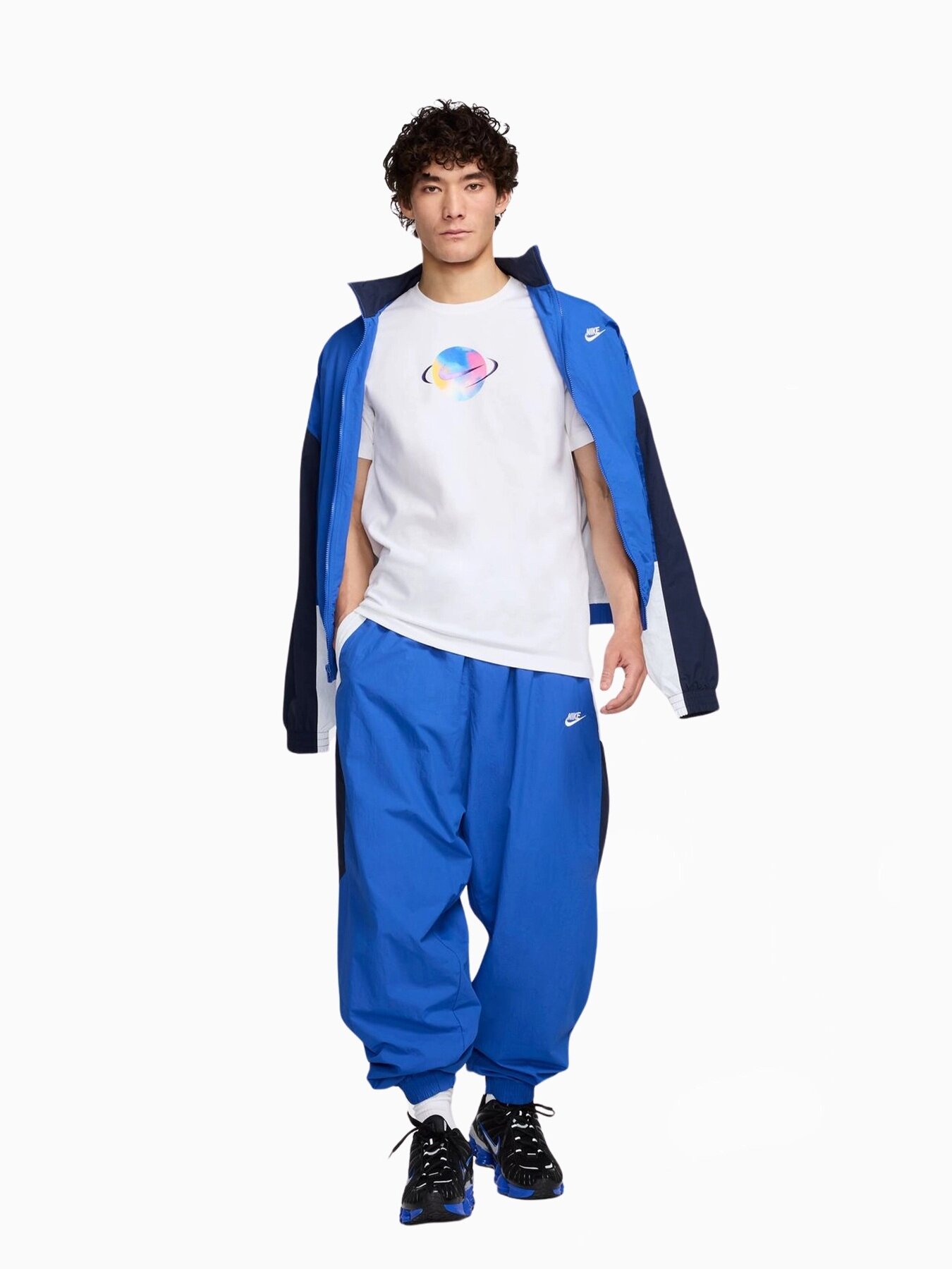 Футболка спортивная NIKE, 1 шт., размер M, белый — фото 1