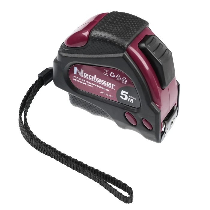 Рулетка Neolaser NL0011 с автостопом 5 м x 25 мм — фото 1