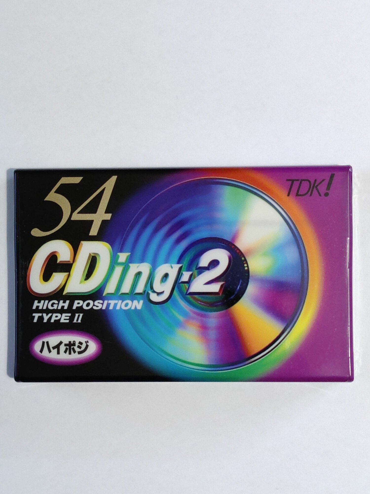 Аудиокассета запечатанная TDK CDing-2 54 (CrO2)