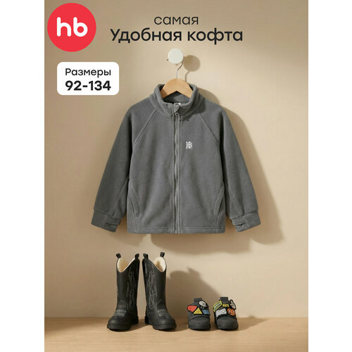 фото Толстовка happy baby детская, размер 92-98, серый