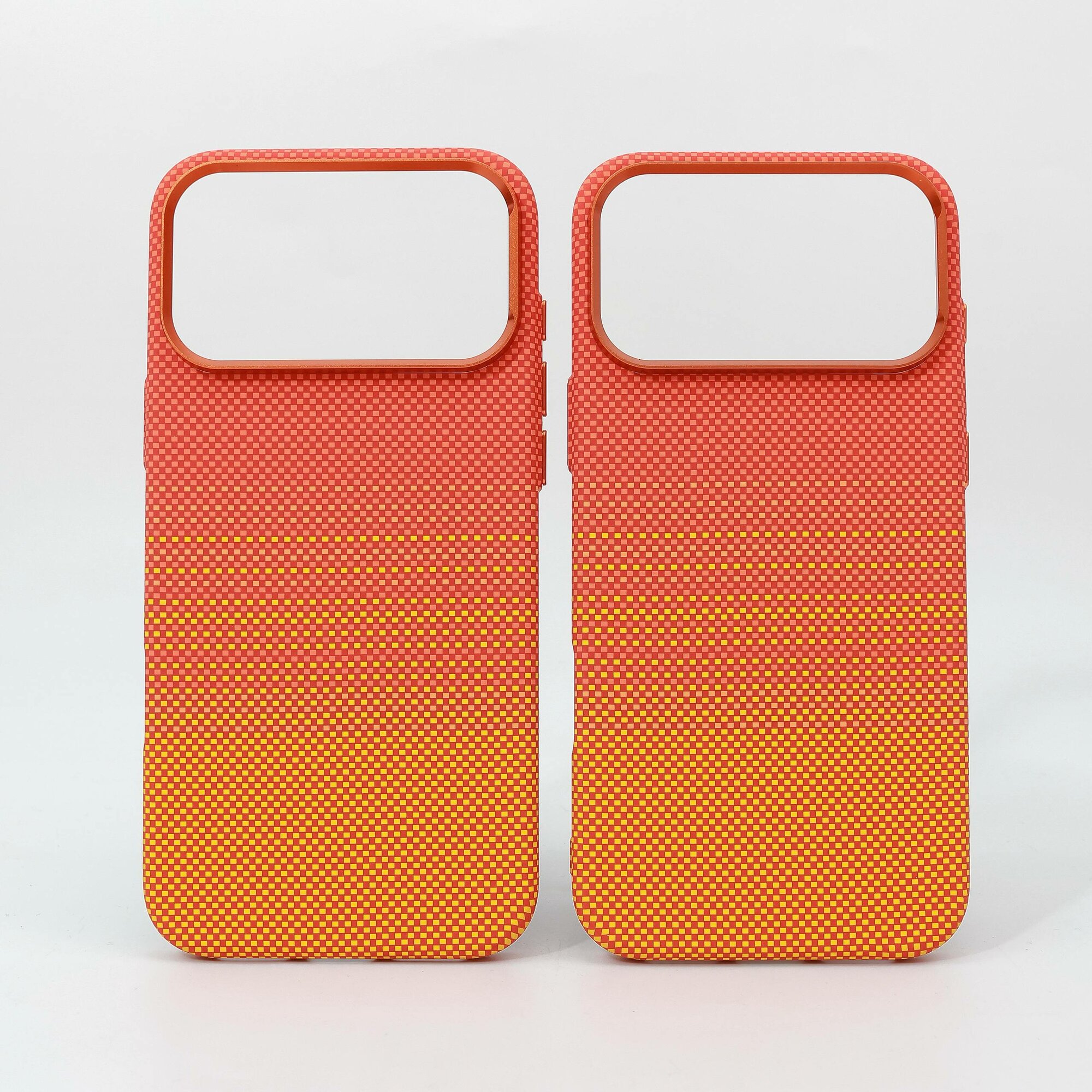 Защитный чехол для iPhone 17 Pro с текстурой ткани, противоударный корпус. — фото 1