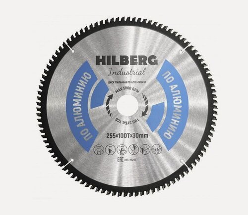 Изображение товара Диск пильный Hilberg Industrial Алюминий 255мм 255х100Тх30мм