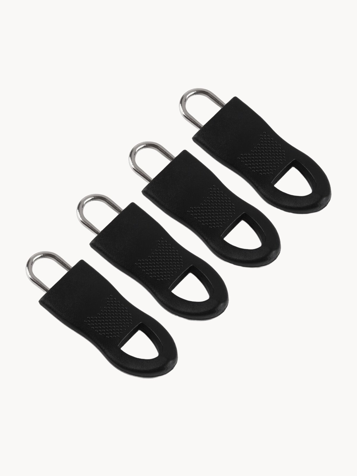 Пуллер для молнии, бегунок, язычок застежки, собачка, набор 4 шт