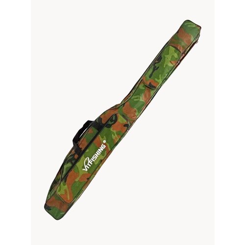 Чехол для удочек 130 см зеленый для рыбалки водоотталкивающий