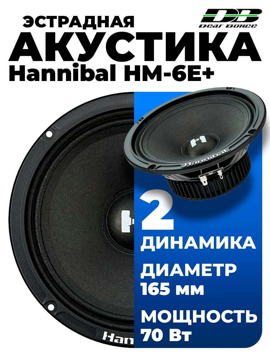 Эстрадная акустика Deaf Bonce Hannibal HM-6E+