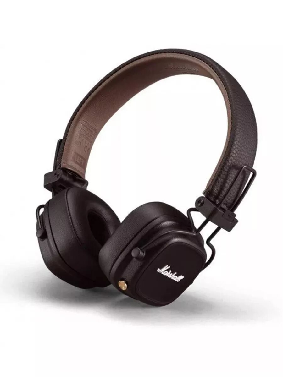 Наушники Marshall Major IV, беспроводные, Bluetooth 5.3, Brown (коричневый)