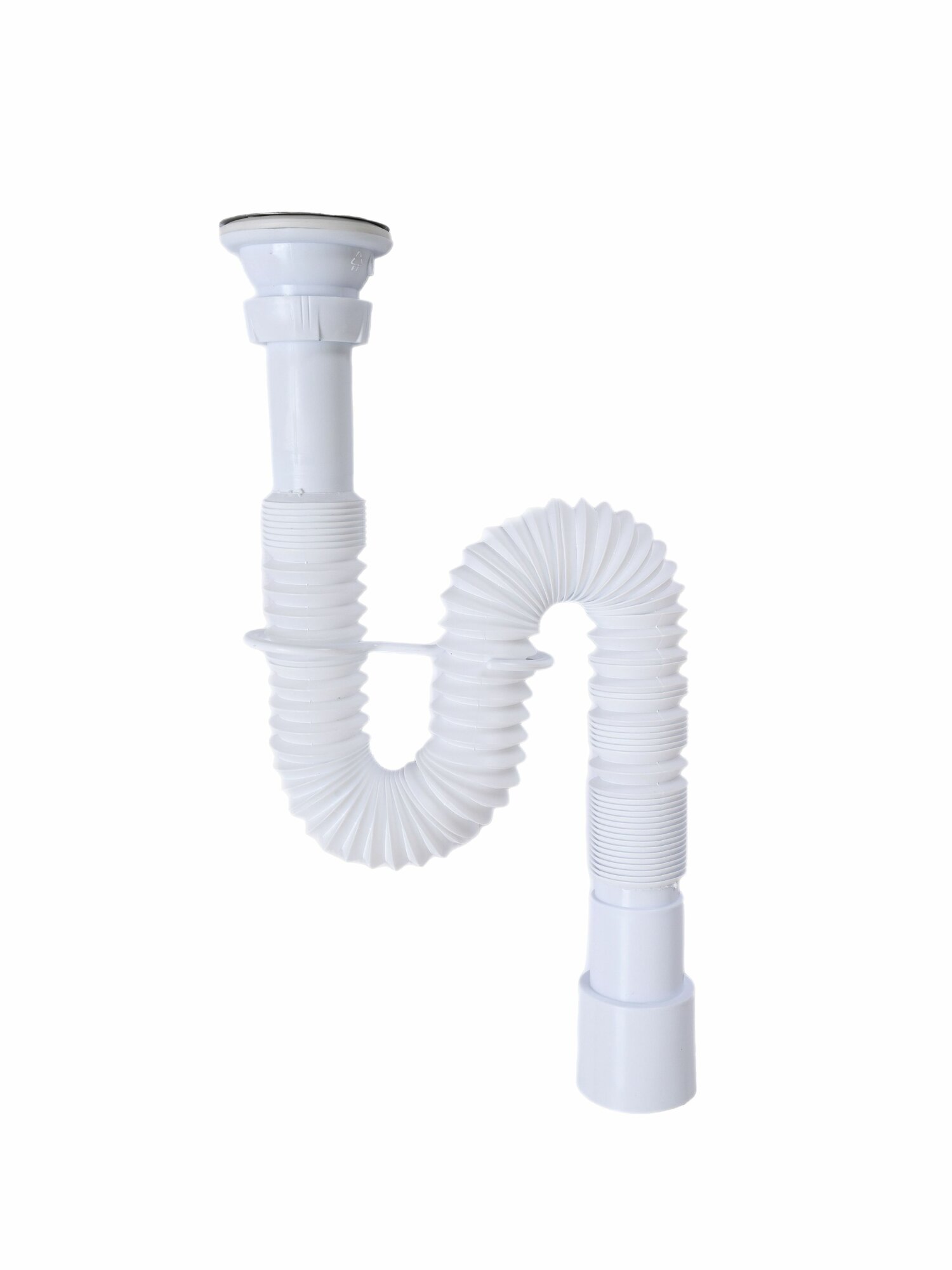 Сифон гофрированный для раковины и умывальника 1 1/4 х 40/50 мм длина 800 мм — фото 1