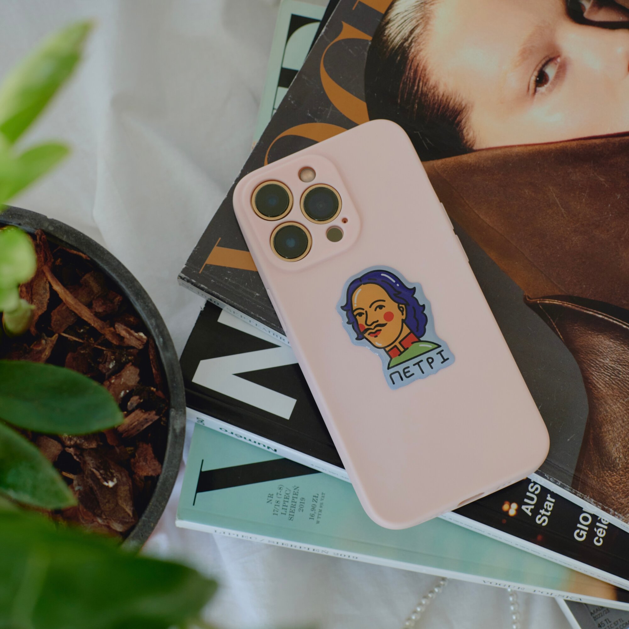 Объемная наклейка "Пётр 1". Сувениры из Санкт-Петербурга. Magniart — фото 1